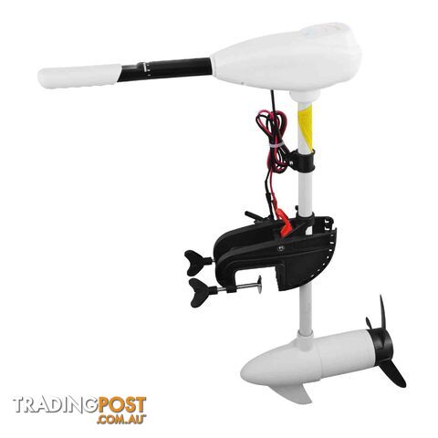 55LBS Electric Outboard Trolling Motor Inflatable Boat Engine Fish White