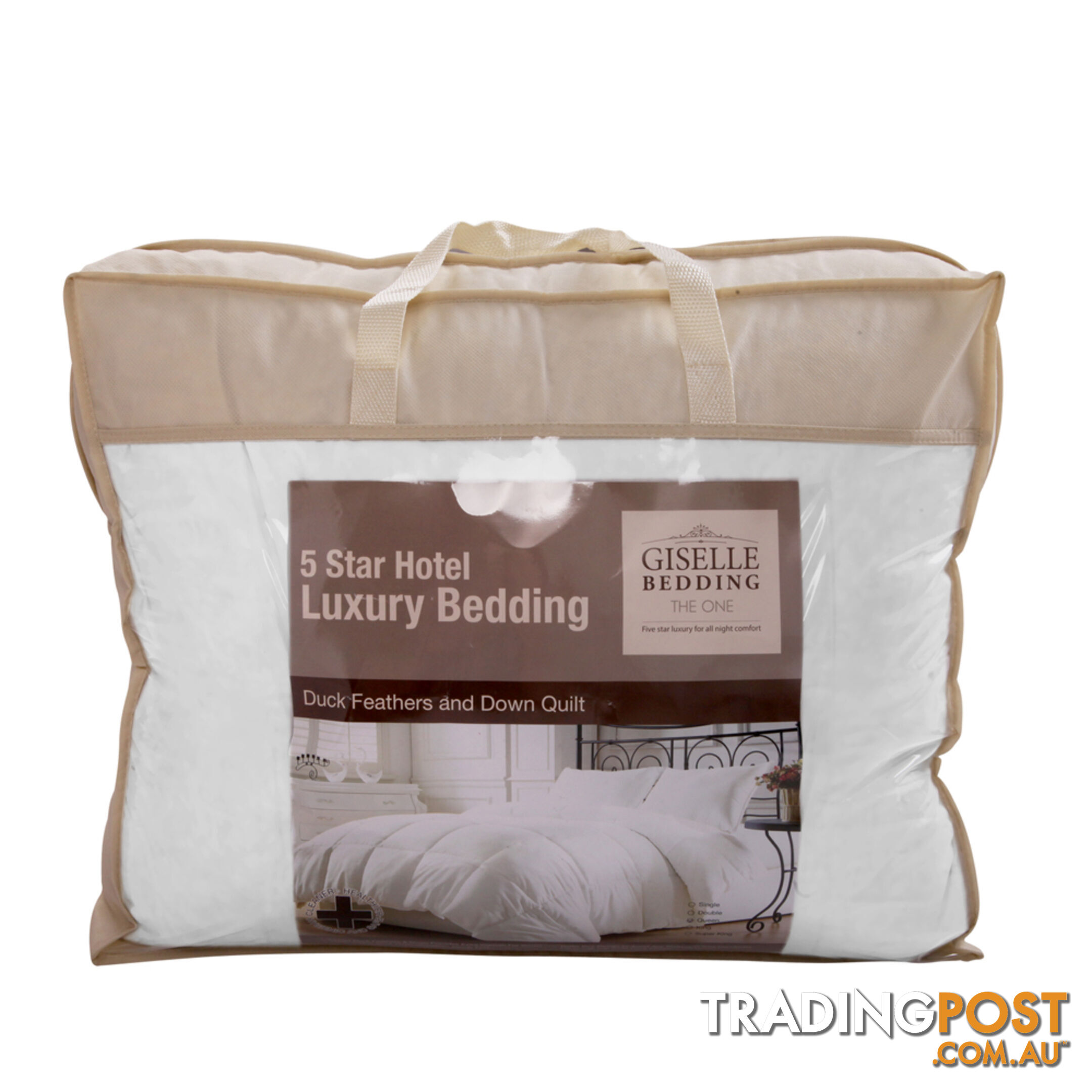 Duck Feathers Down Quilt 500GSM Premium Quality King Size Doona