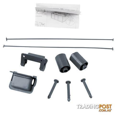 290L Plastic Outdoor Storag Garden Tool Toy Organiser Weatherproof Grey - photo 4 of 4