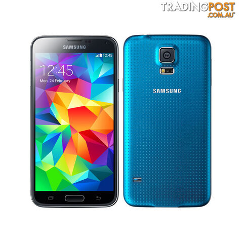 Samsung Galaxy S5 G900i Mobile Phone Blue Refurbished