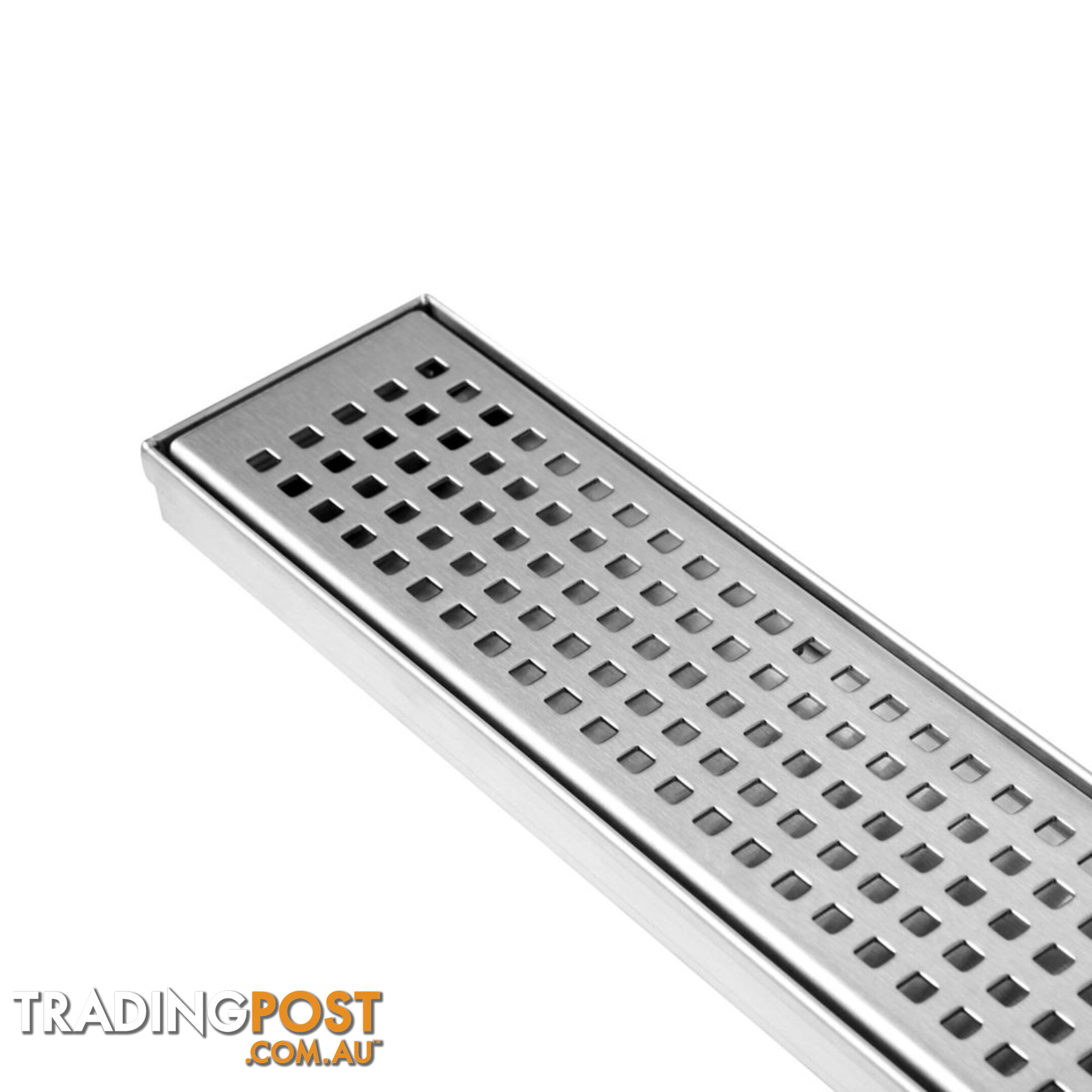 Square Stainless Steel Shower Grate Waste Linear Bathroom Drain Floor 800mm