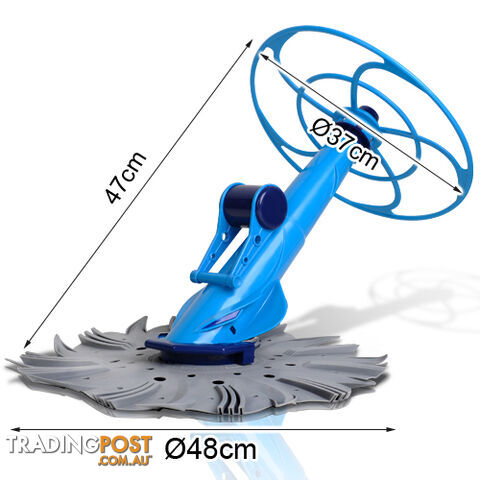 Automatic Swimming Pool Cleaner Above And In Ground 10M Hose Auto Vacuum