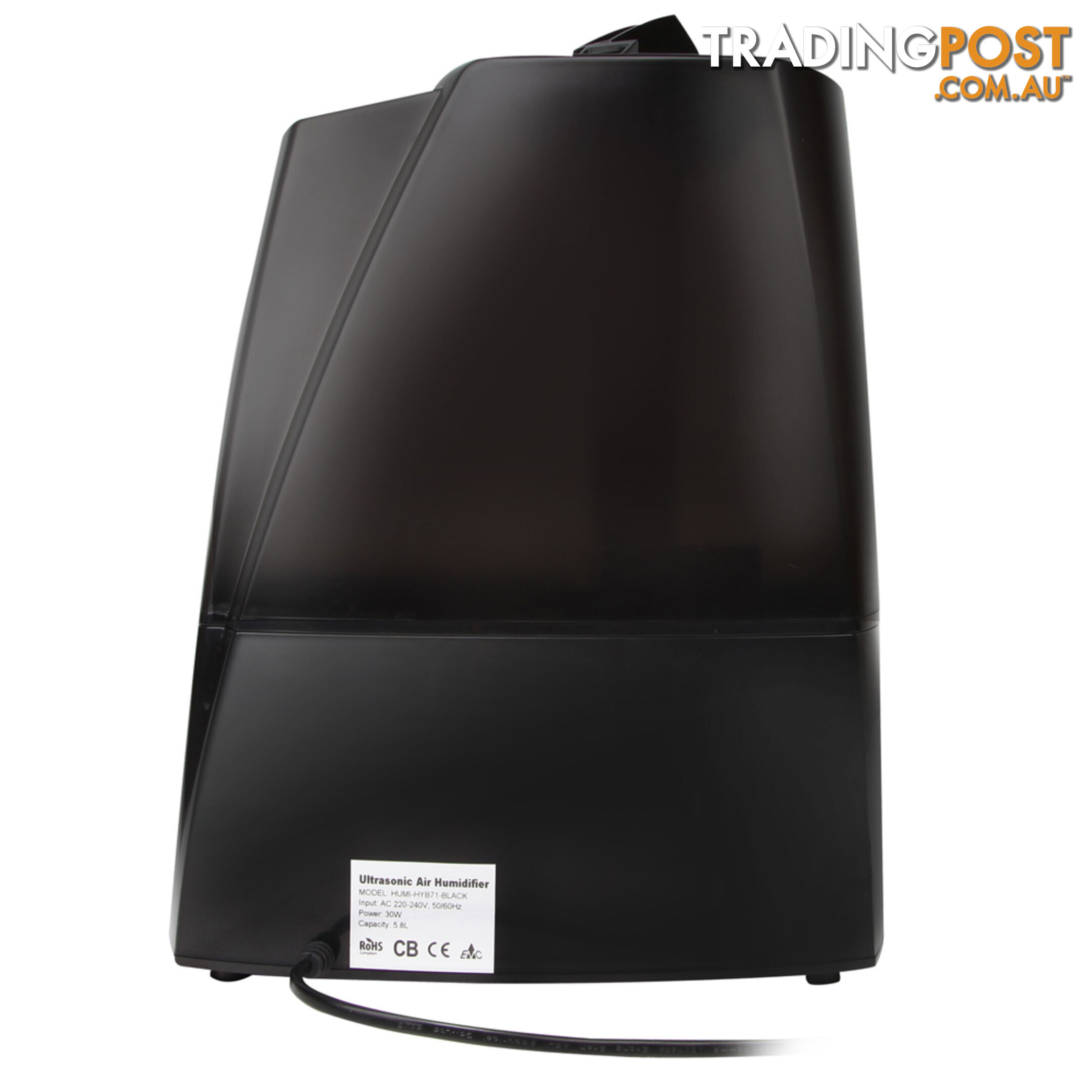 5.8L Air Humidifier Ultrasonic Cool Mist Nebuliser Aroma Steam Purifier Diffuser
