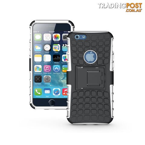 Rugged Heavy Duty Case Cover Accessories White For iPhone 6 Plus 5.5 inch