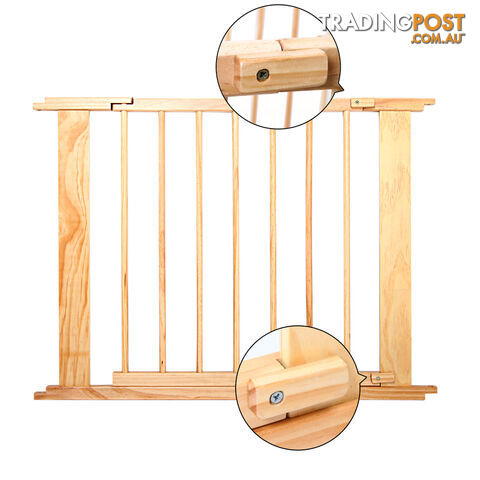 Baby Natural Wooden Playpen 6 Sides