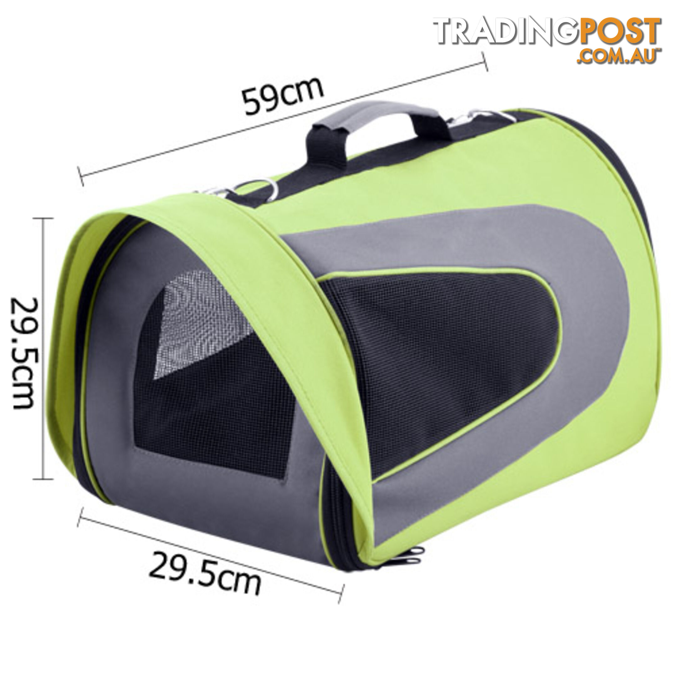 Pet Dog Cat Carrier Travel Bag XLarge Lime Green