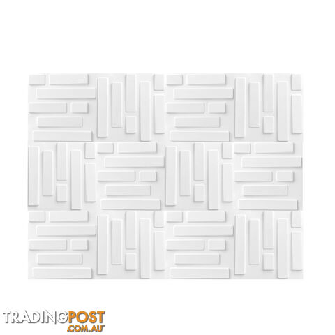 12 Pcs 3D Brick Design Wall Panel