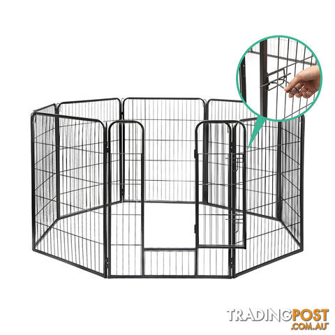 Adjustable 8 Panel Pet Playpen