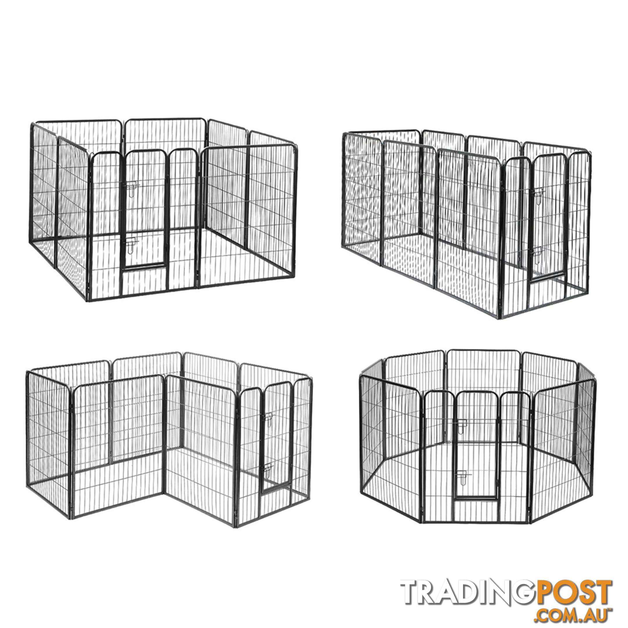 Adjustable 8 Panel Pet Playpen