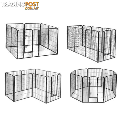 Adjustable 8 Panel Pet Playpen