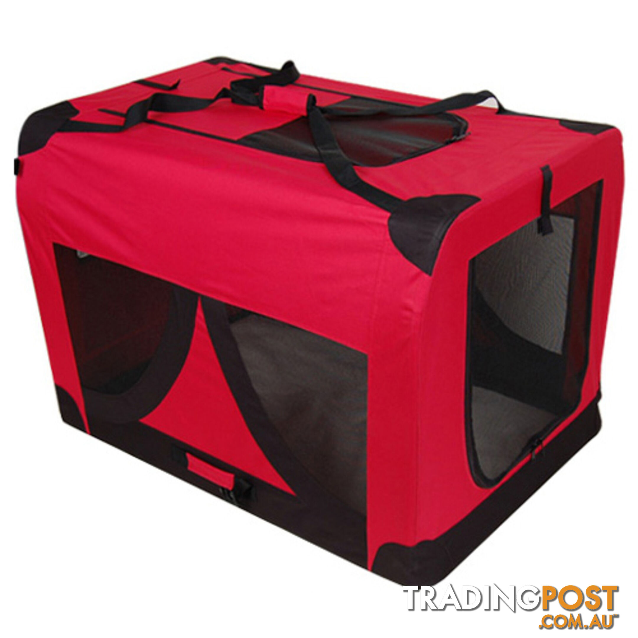 XL Pet Soft Cage Puppy Dog Cat Collapsible Crate Carrier Foldable Kennel Red