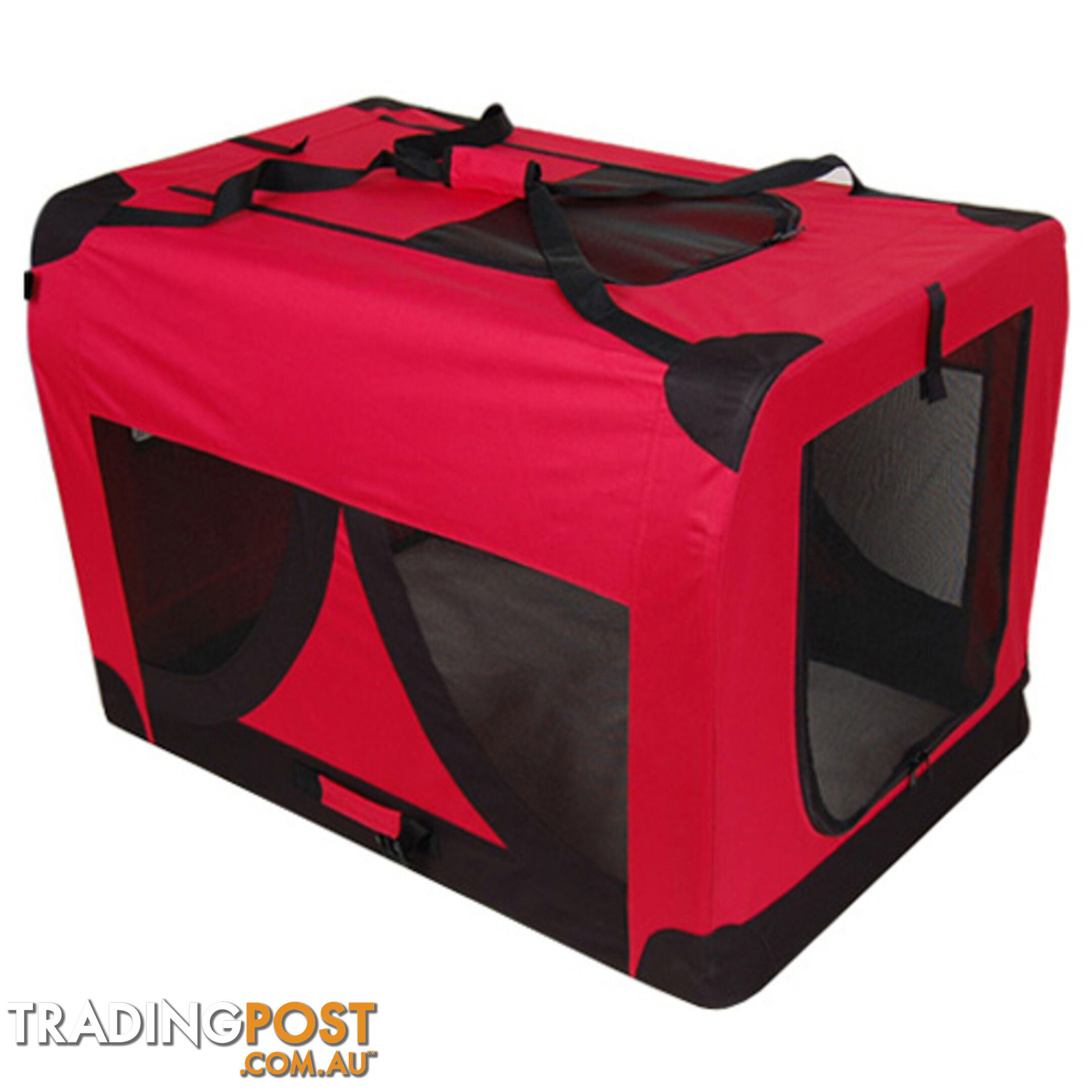 XL Pet Soft Cage Puppy Dog Cat Collapsible Crate Carrier Foldable Kennel Red