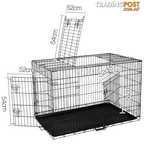 Metal Collapsible Dog Cage 48IN