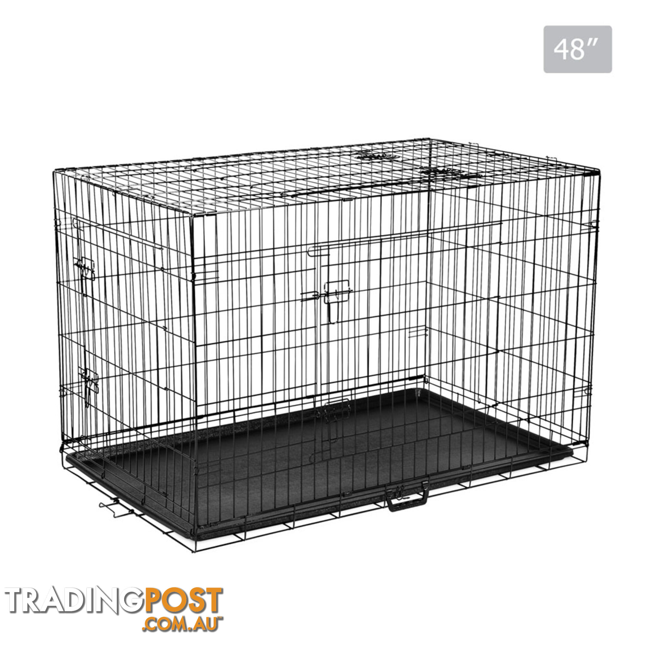 Metal Collapsible Dog Cage 48IN