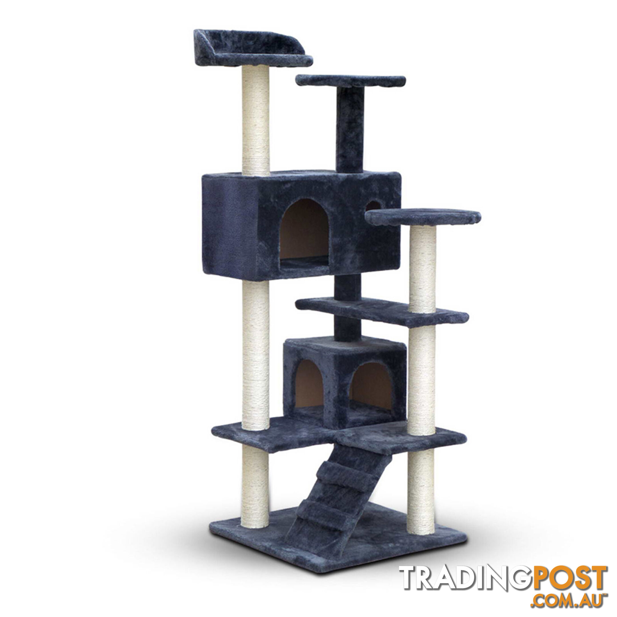 Cat Scratching Post  Tree House Condo 134cm Grey