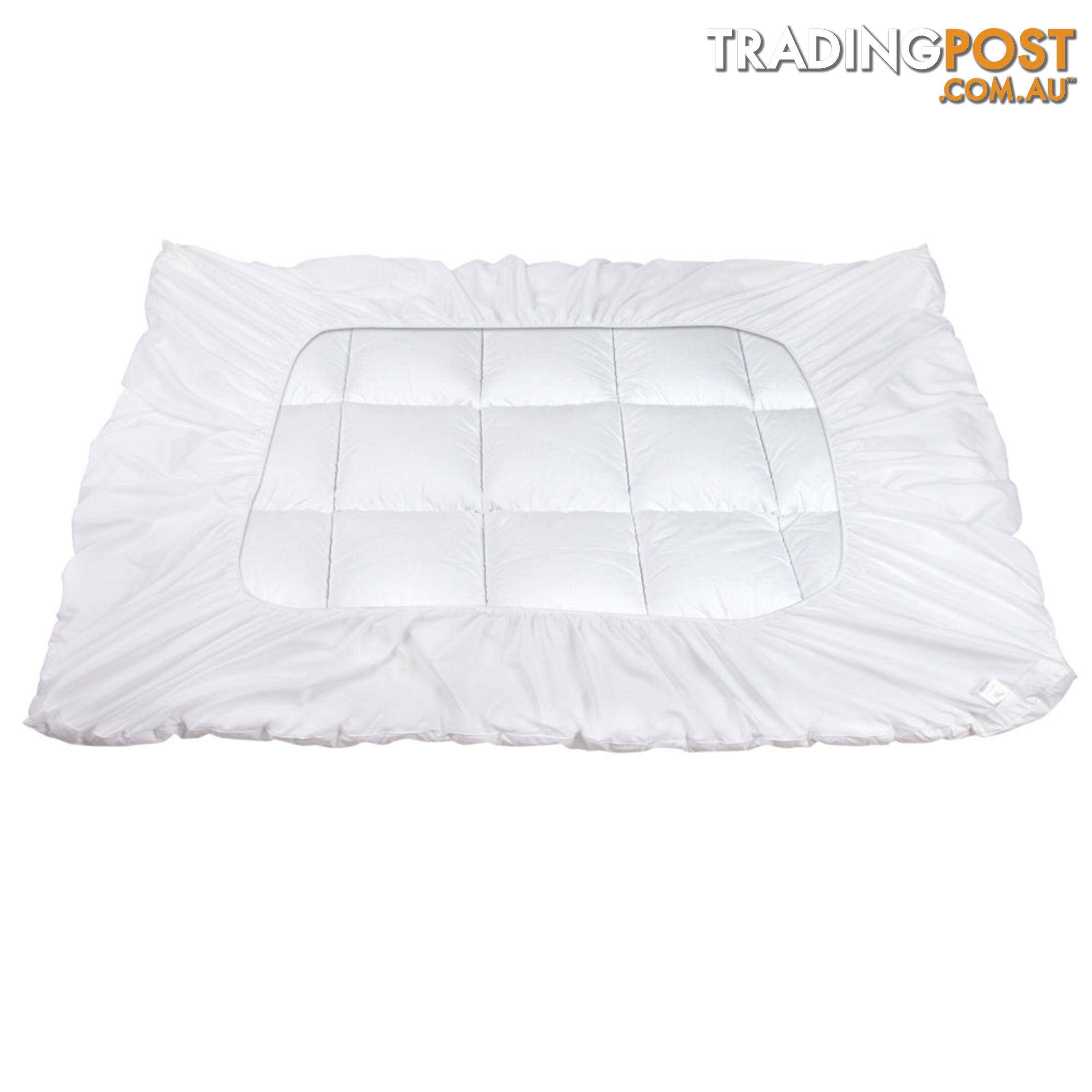 Luxury Mattress Topper Protector Pad Cover Pillowtop Memory Resistant KS Size