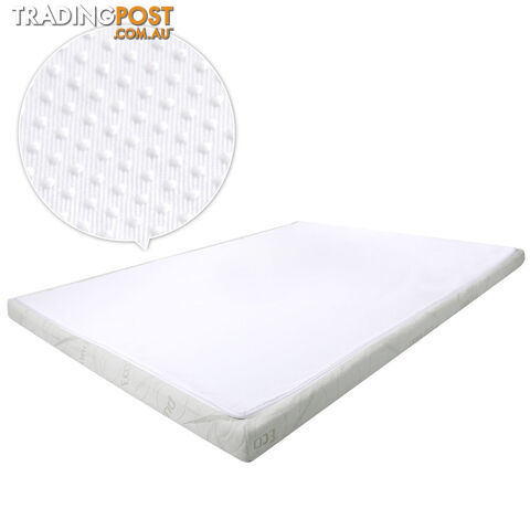 7cm Memory Foam Mattress Topper Eco-Friendly Bamboo Fabric Cover Queen