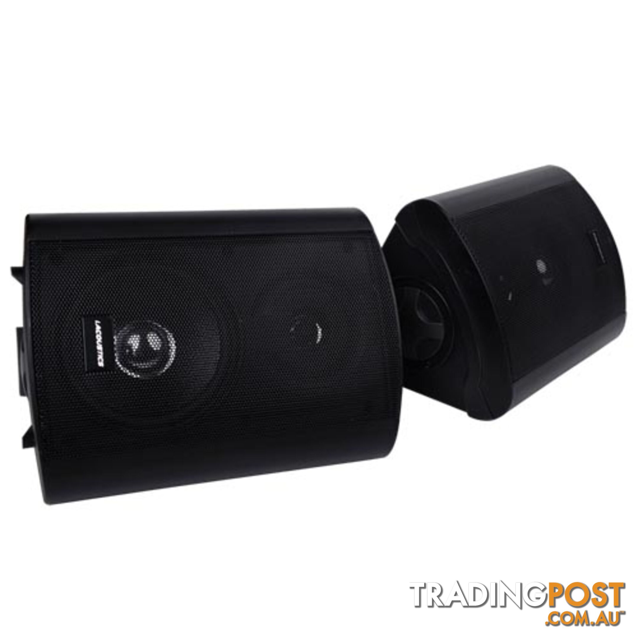 2 x 5&#34; Indoor Outdoor Waterproof Speakers 2-Way Home Boat Surround Sound Black