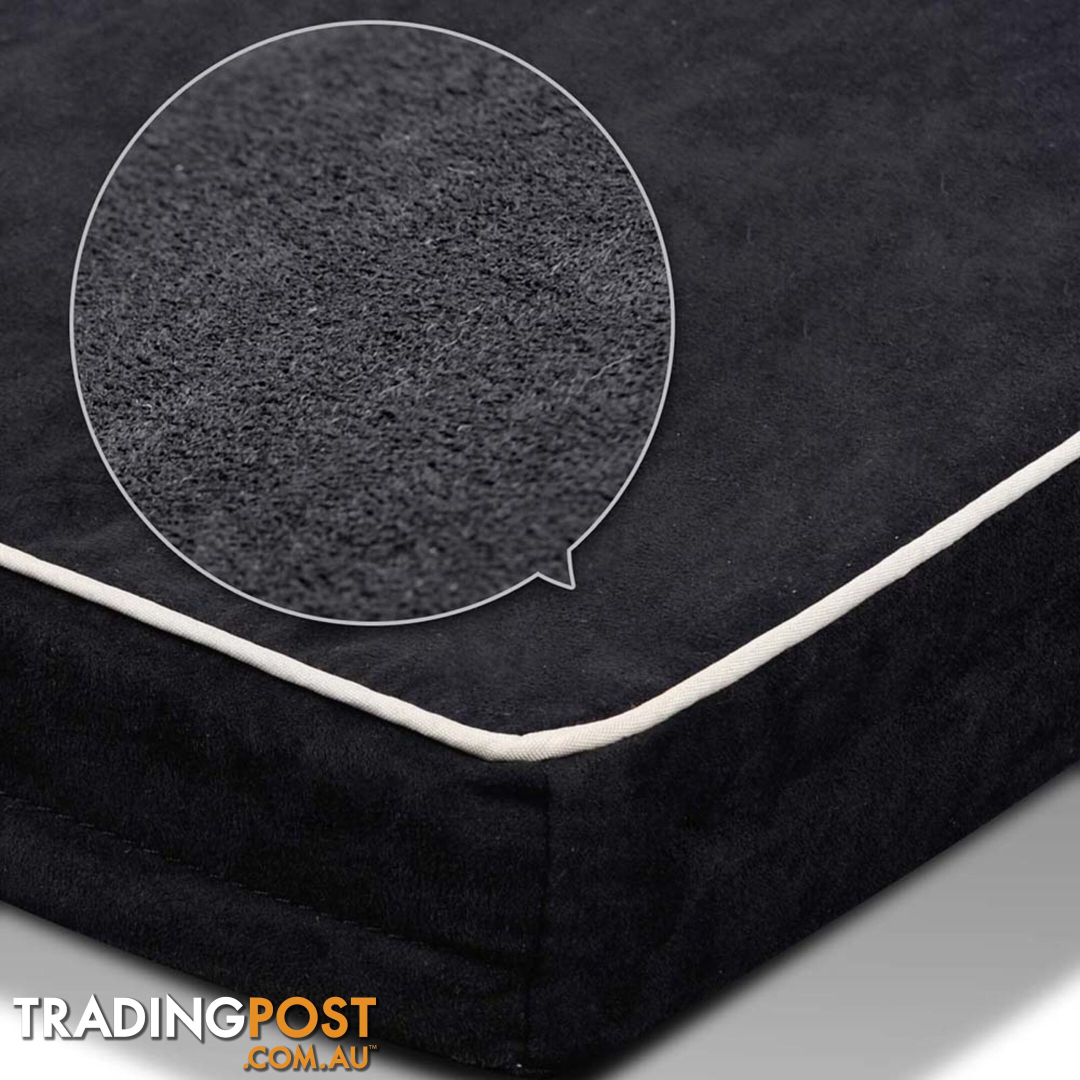 Pet Memory Foam Mattress Dog Bed Small Cat Sleep Pad Mat Anti Skid Black