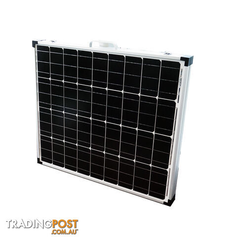 New 12V 160W Solar Folding Panel Kit Caravan Boat Camping Power Mono Charging