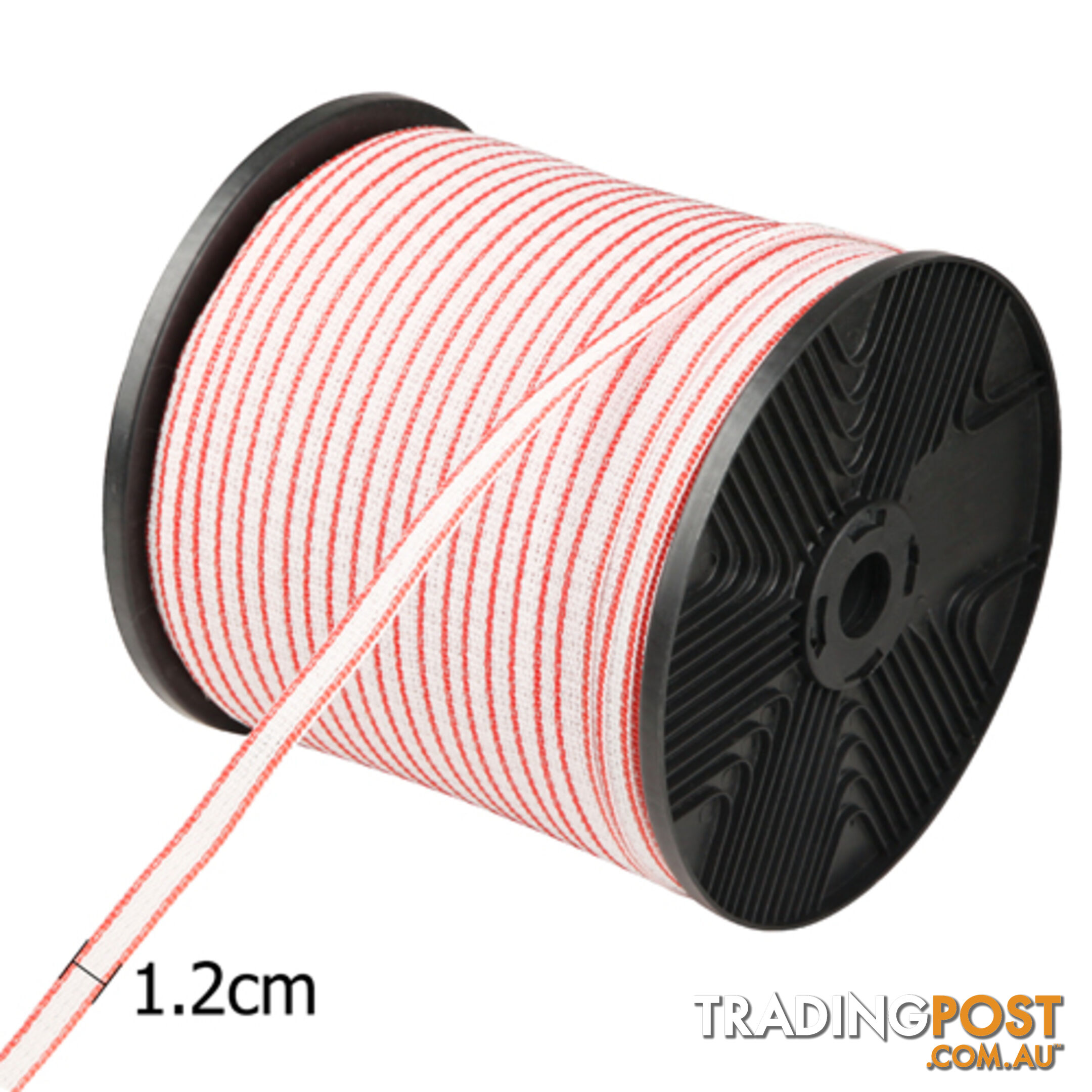 400m Poly Tape Electric Farm Fence Energiser Stainless Steel Polytape Insulator