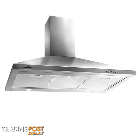 90CM Stainless Steel Rangehood Commercial Home kitchen Canopy Wall Mount