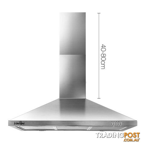 90CM Stainless Steel Rangehood Commercial Home kitchen Canopy Wall Mount - photo 3 of 13
