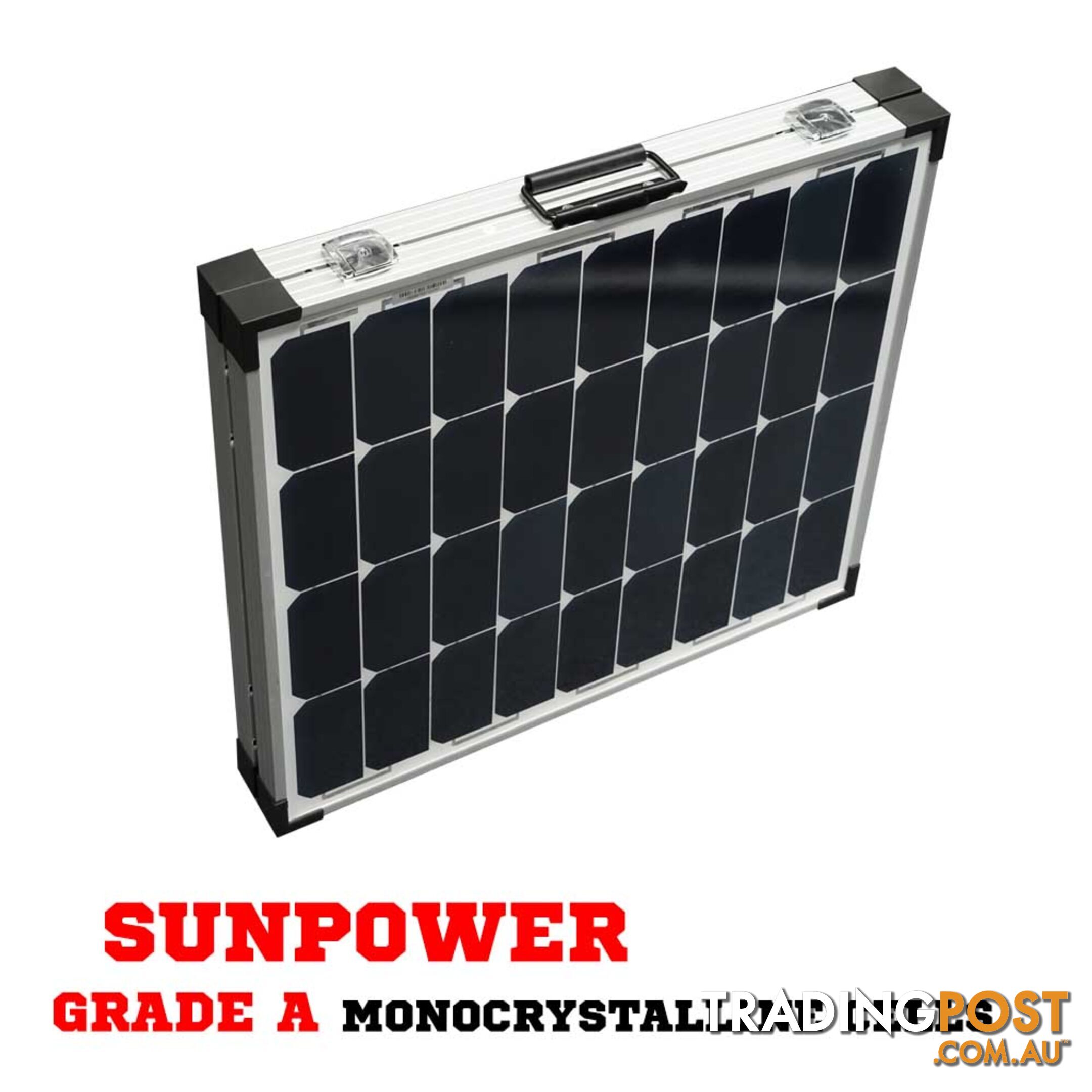 12V 140W Folding Solar Panel Kit Caravan Boat Camping Power Mono Charging Home