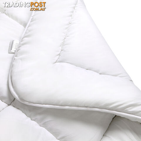 Luxury Winter Microfibre Quilt 400GSM Blanket Super King Size All Season Doona - photo 5 of 9