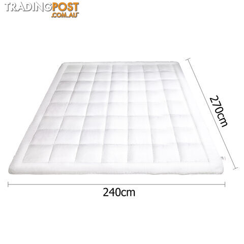 Luxury Winter Microfibre Quilt 400GSM Blanket Super King Size All Season Doona - photo 2 of 9