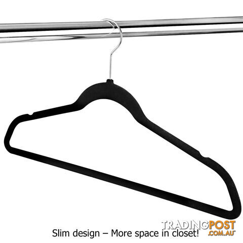 Set of 50 Velvet Coat Hangers