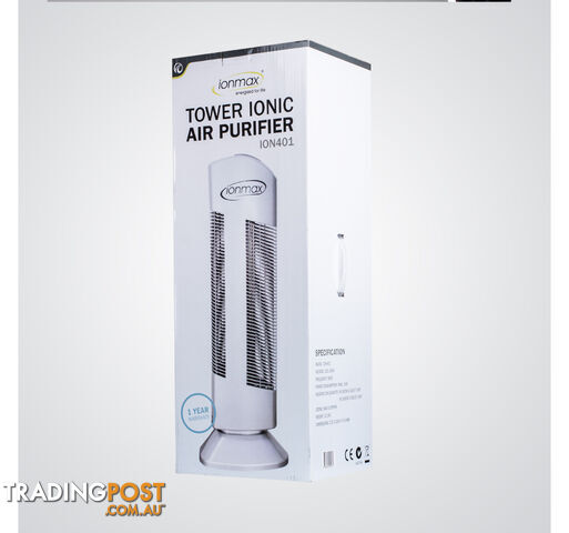 Ionmax¬ Tower Air Purifier Silver