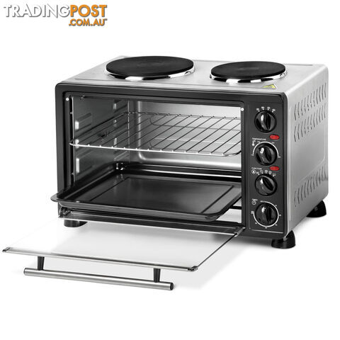 34L Benchtop Convection Oven with Twin Hot Plate