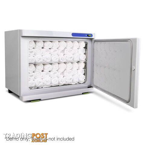 23L Hot Facial Towel Cabinet Hotel Salon Spa UV Steriliser Disinfection Warmer