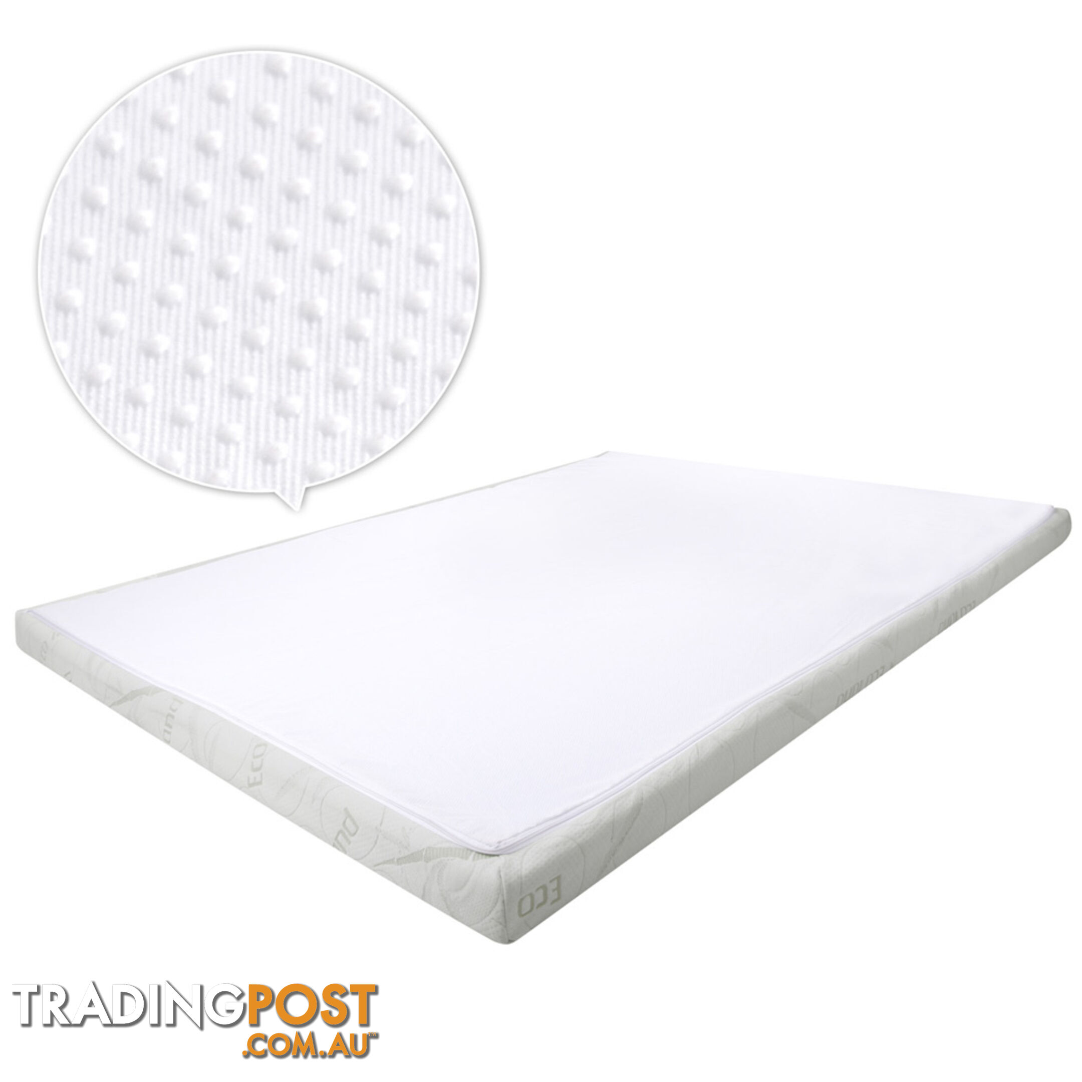 8cm Cool Gel Memory Foam Mattress Topper Eco-Friendly Bamboo Fabric Cover Double