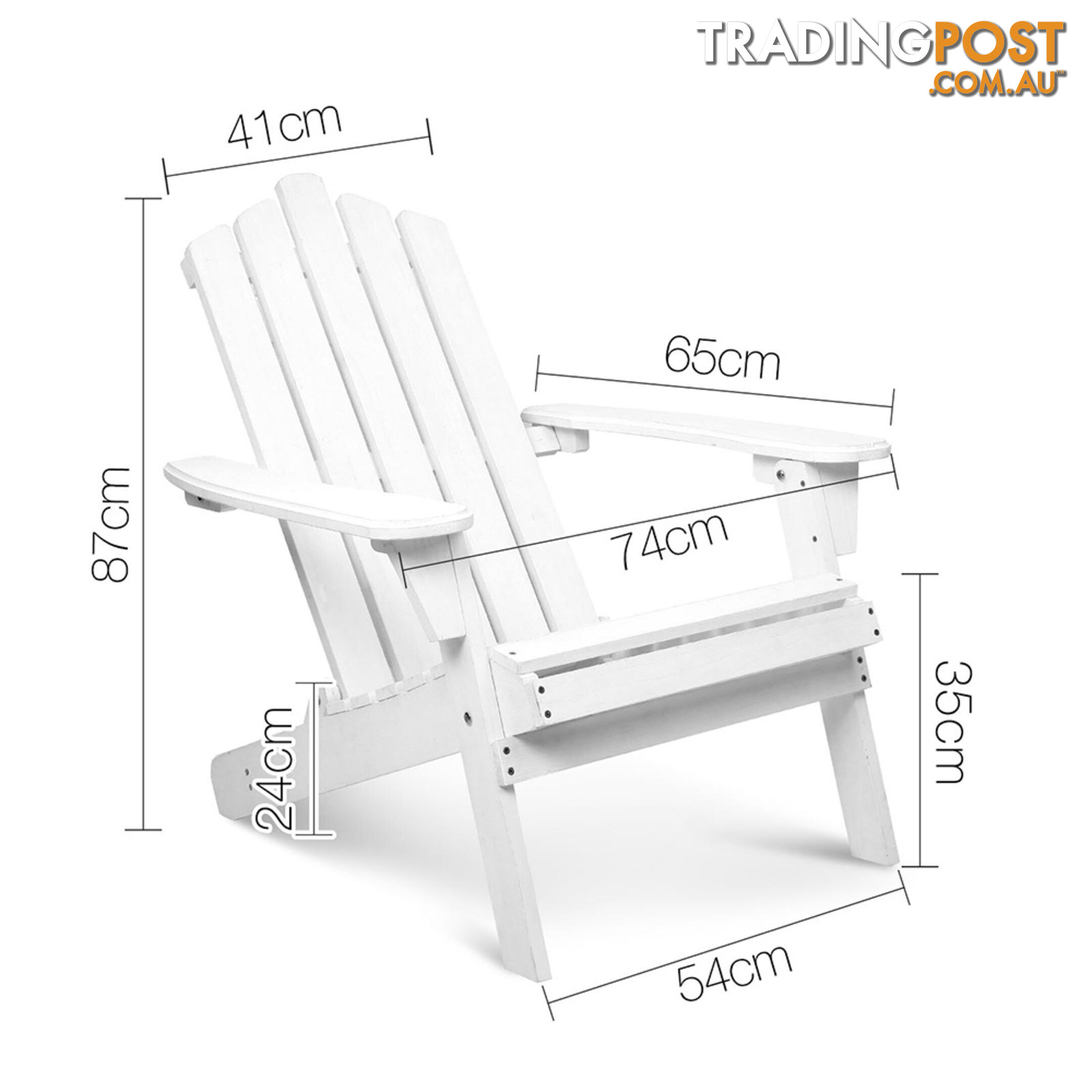 Adirondack Chairs & Side Table  5 Piece Set