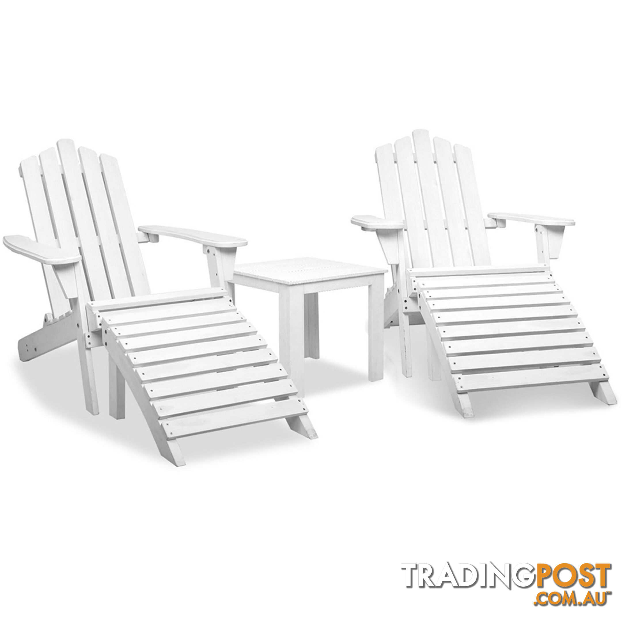 Adirondack Chairs & Side Table  5 Piece Set