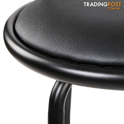 Set of 2 360ÁSwivel Bar Stool - Black