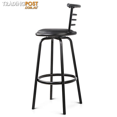 Set of 2 360ÁSwivel Bar Stool - Black