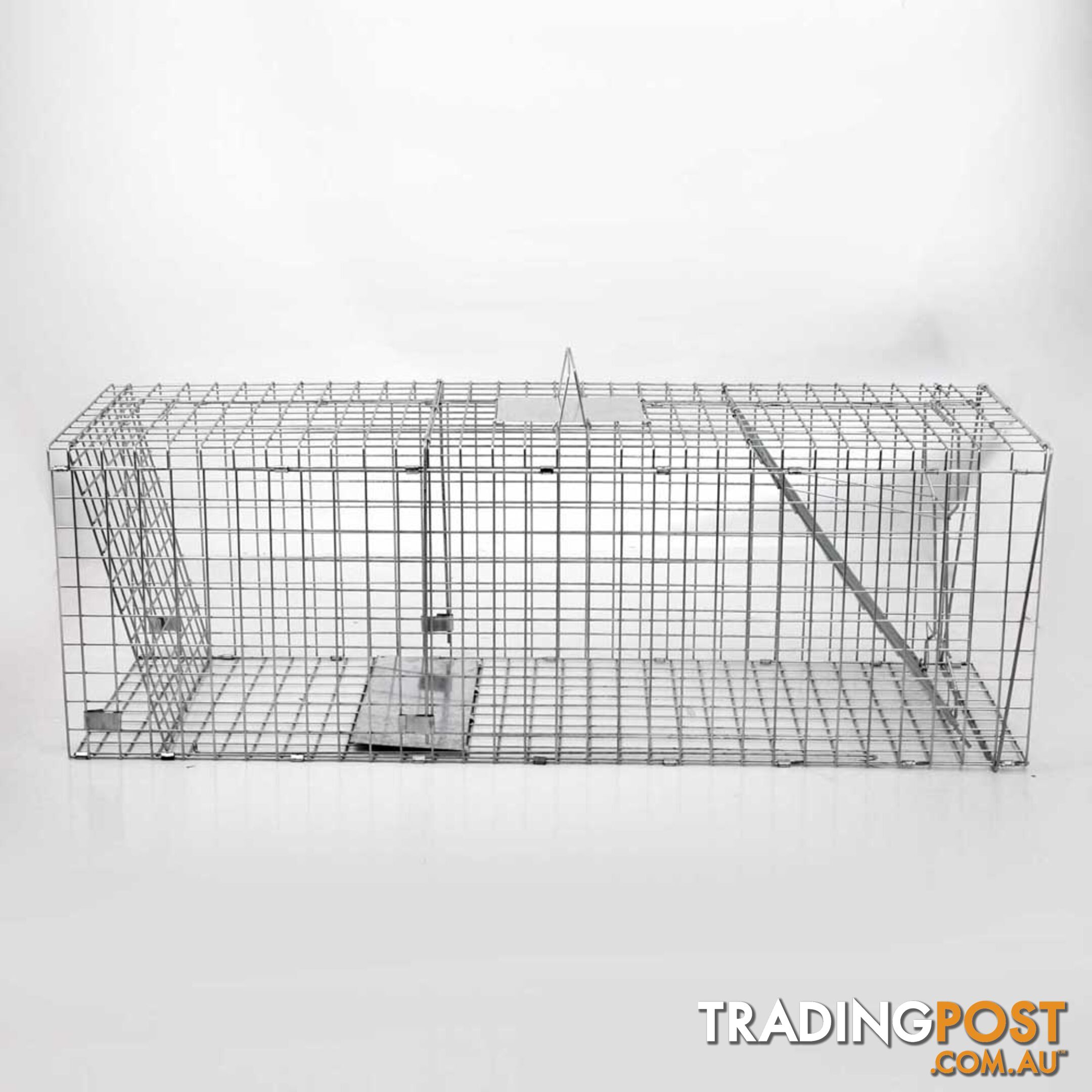 XXLarge Humane Animal Trap Cage Cat Possum Rabbit Fox Koala Hare Catch 150x50cm