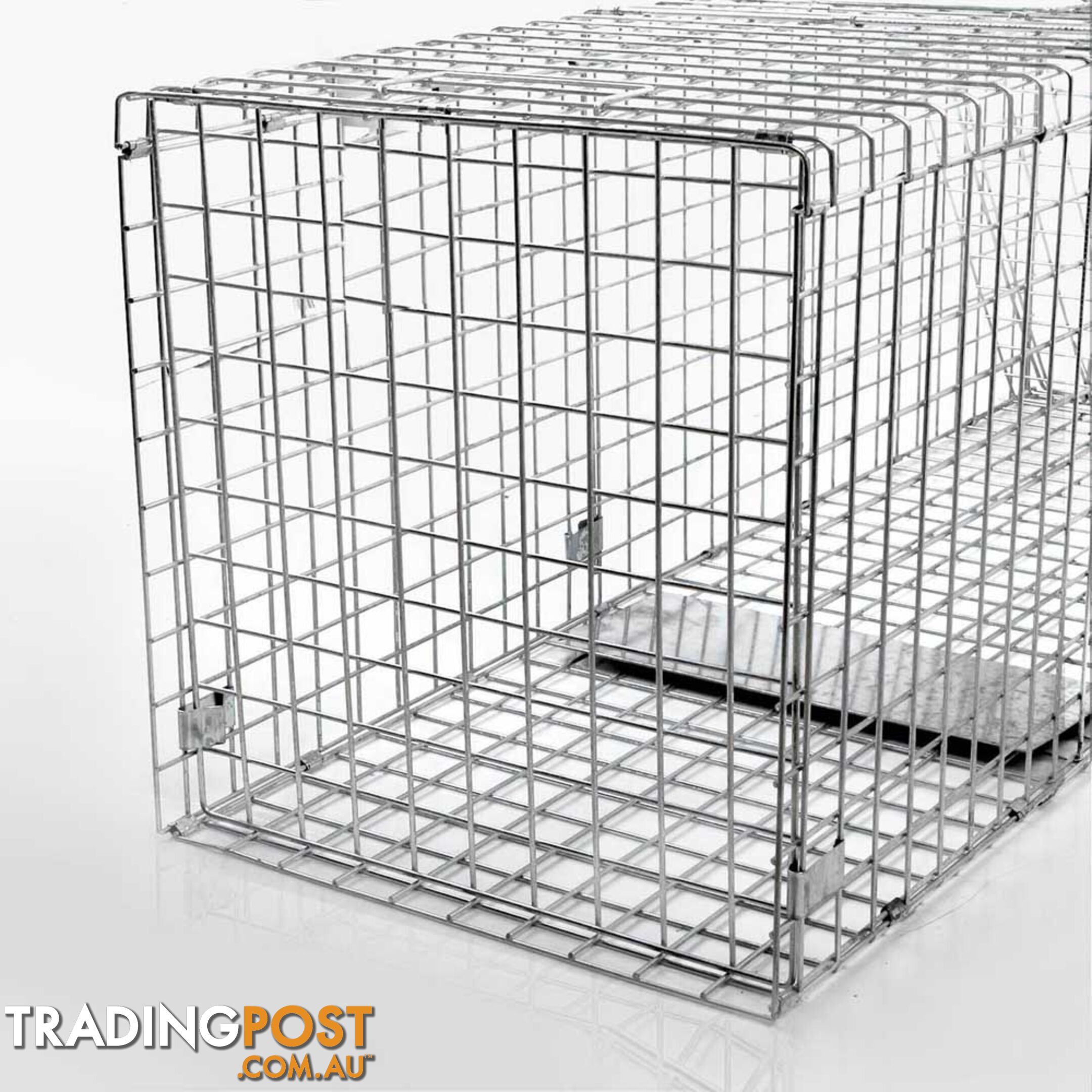 XXLarge Humane Animal Trap Cage Cat Possum Rabbit Fox Koala Hare Catch 150x50cm