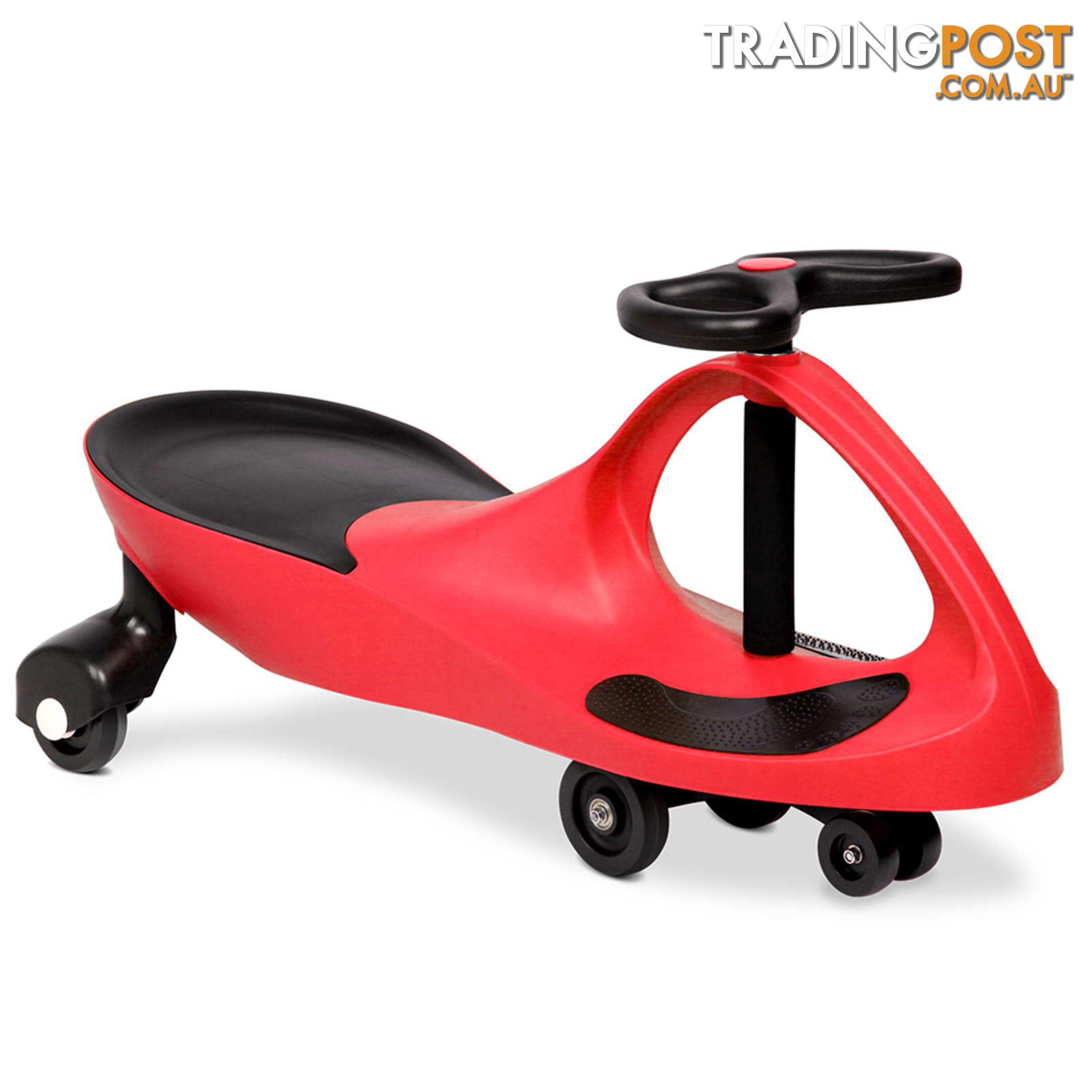 Swing Car Kids Ride On Toy Pedal Free Swivel Slider Safe Speed Wiggle Scooter RD