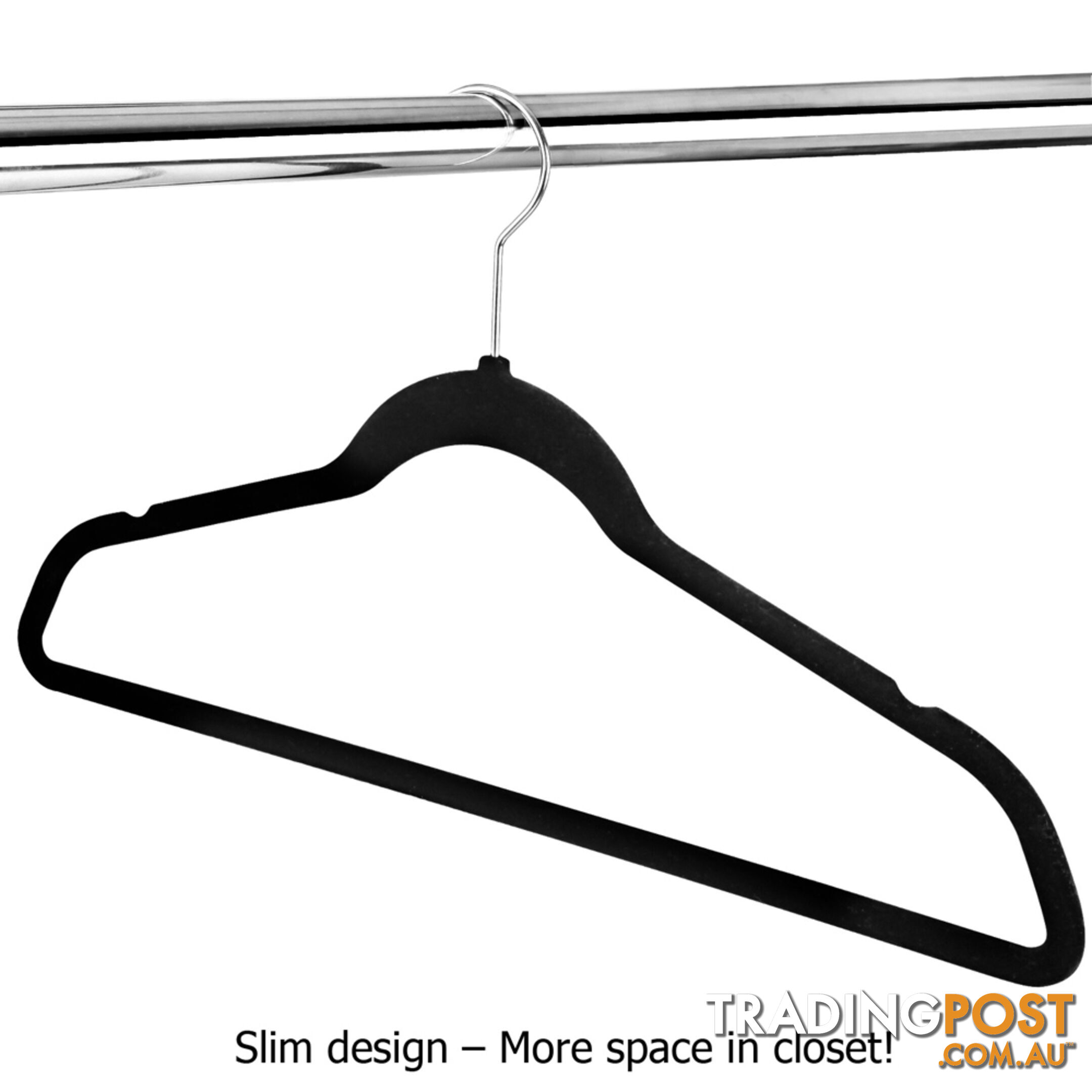 Set of 200 Velvet Coat Hangers