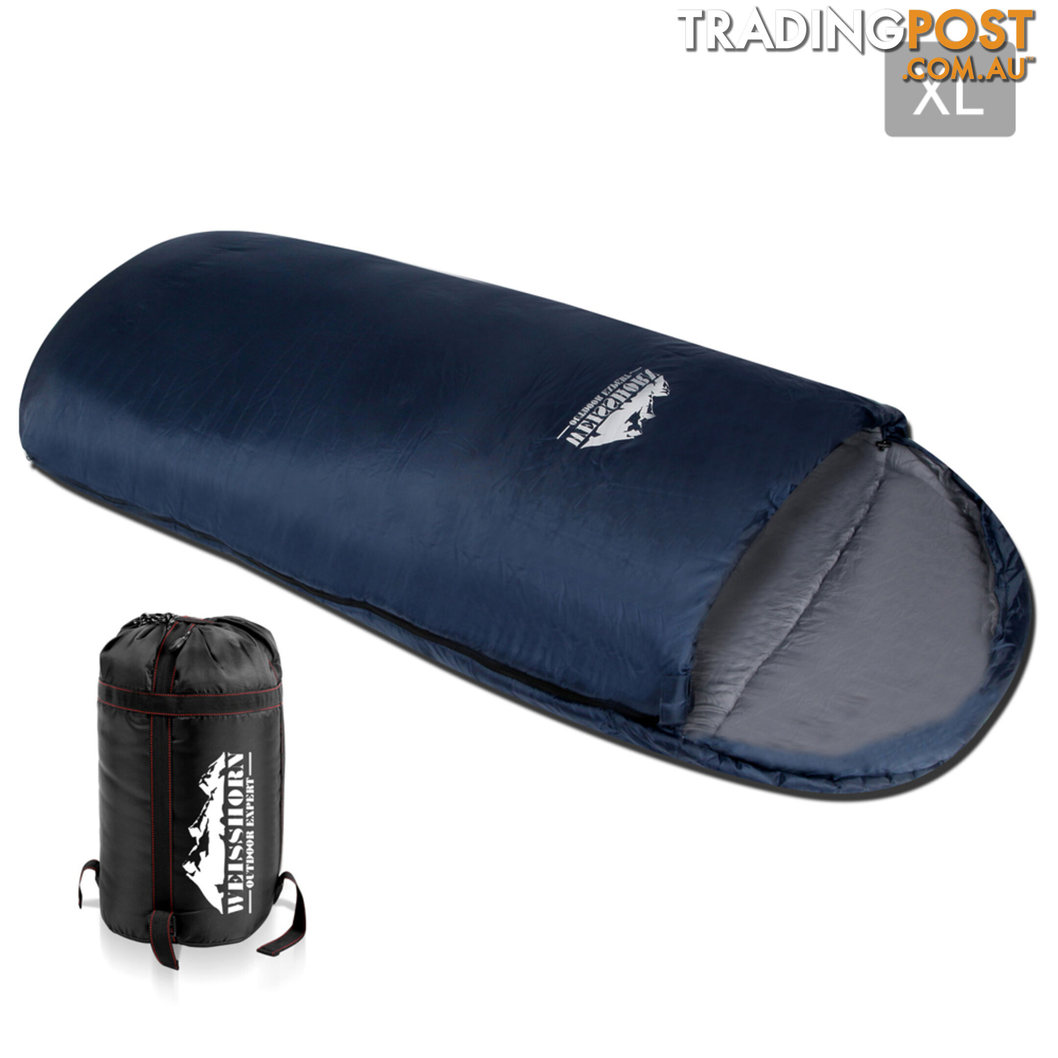 Wesshiorn Pebble-shaped Extra Large Sleeping Bag Navy