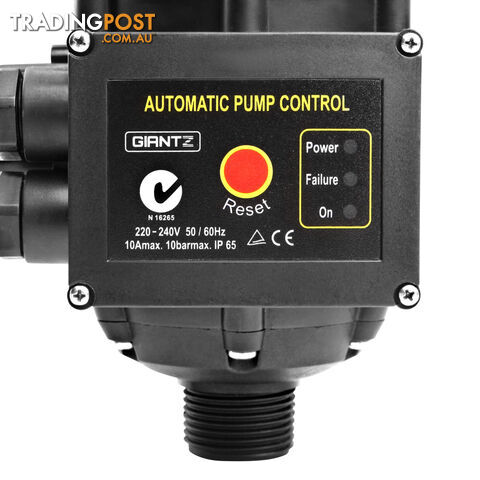 Adjustable Pressure Switch Water Pump Controller Black