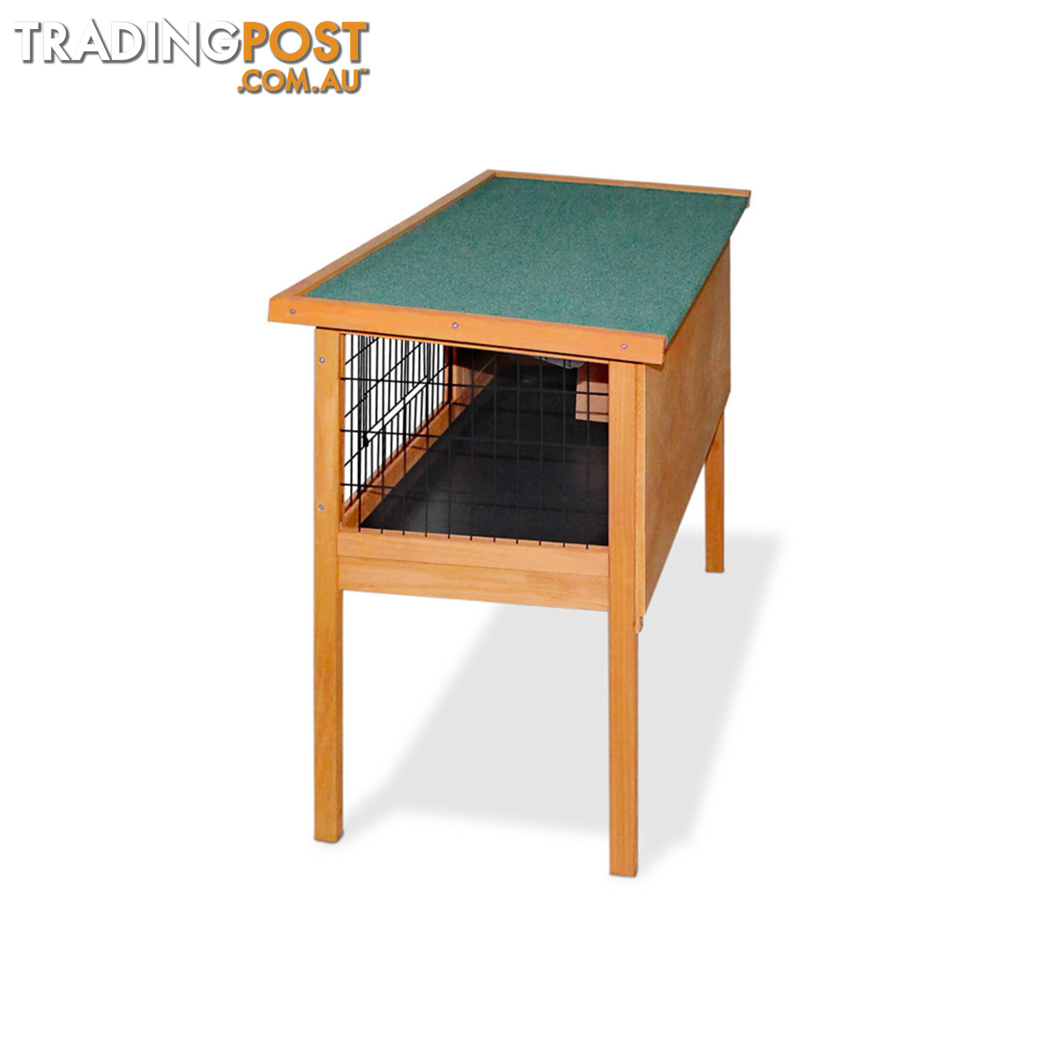 Rabbit Hutch with Hinged Lid