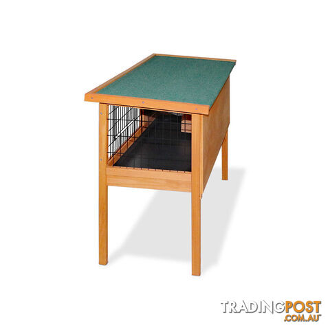 Rabbit Hutch with Hinged Lid