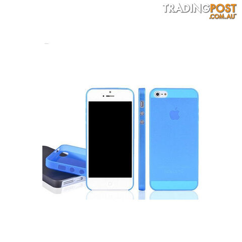 Slim Frosted Clear Soft Case Cover Accessories Blue For iPhone 6 Plus 5.5 inch