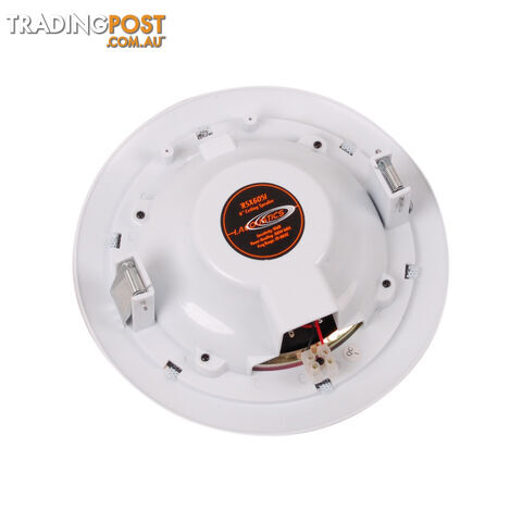 2 x 6" 80W Wall Ceiling Speakers Indoor Outdoor Home Theatre Audio Stereo System - photo 4 of 4