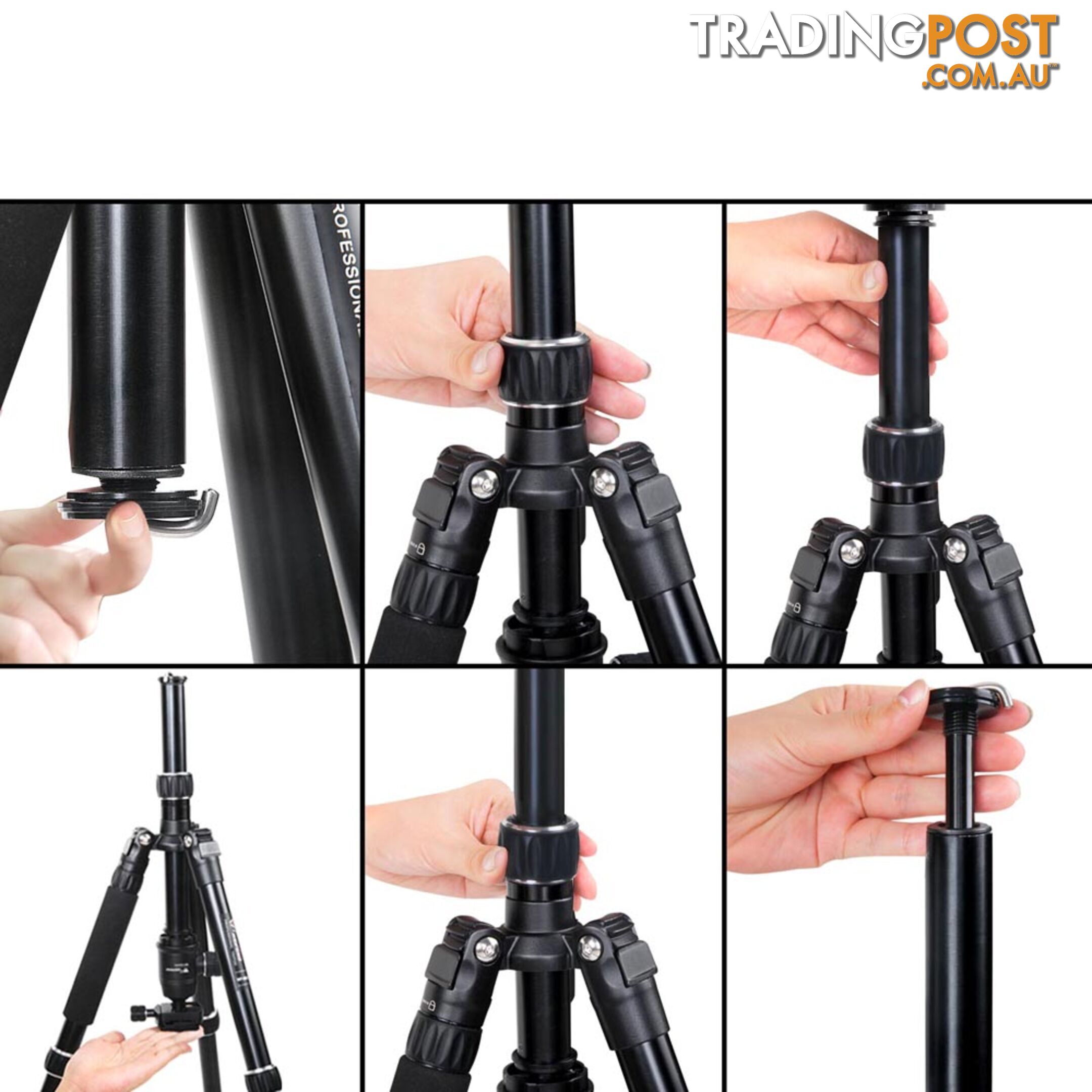 2 IN 1 Professional DSLR Tripod Sony Nikon Canon Digital Camera Monopod 152cm